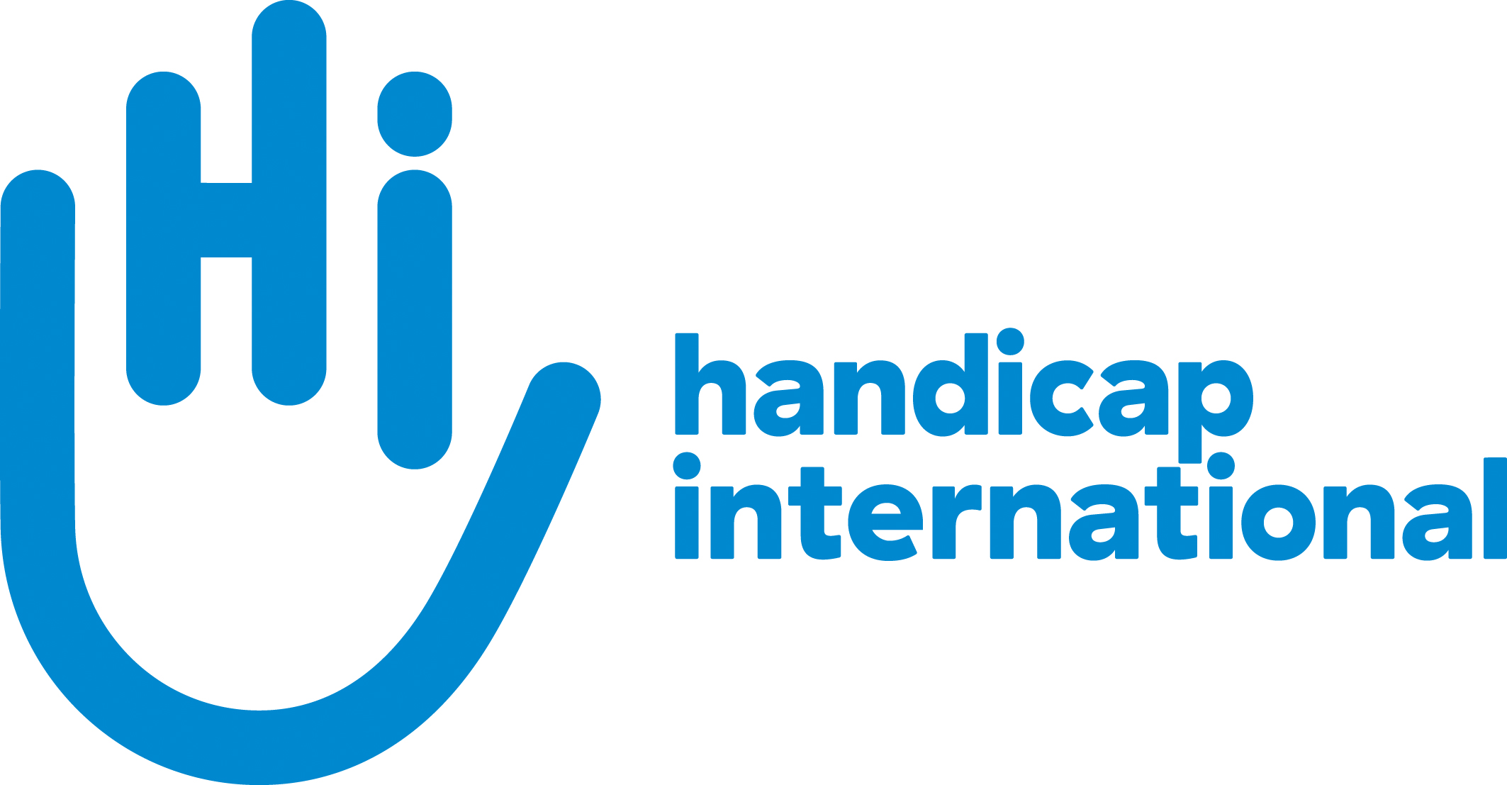 Das neue Logo von Handicap International 