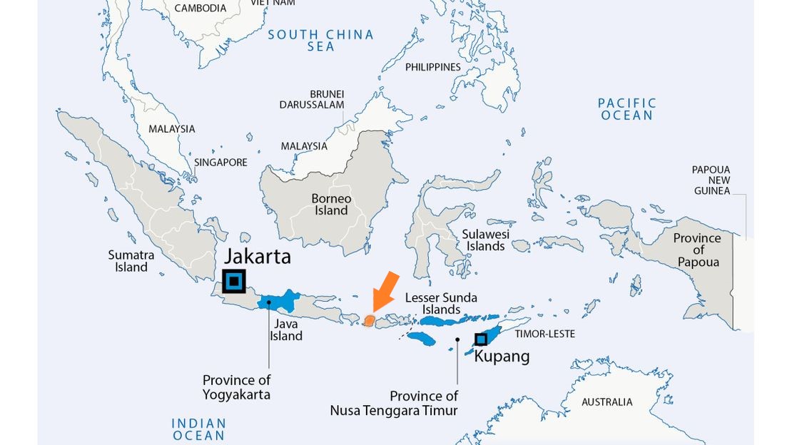 Die Insel Lombok  ist Teil der Kleinen Sundainseln und liegt östlich der indonesischen Hauptstadt Jakarta