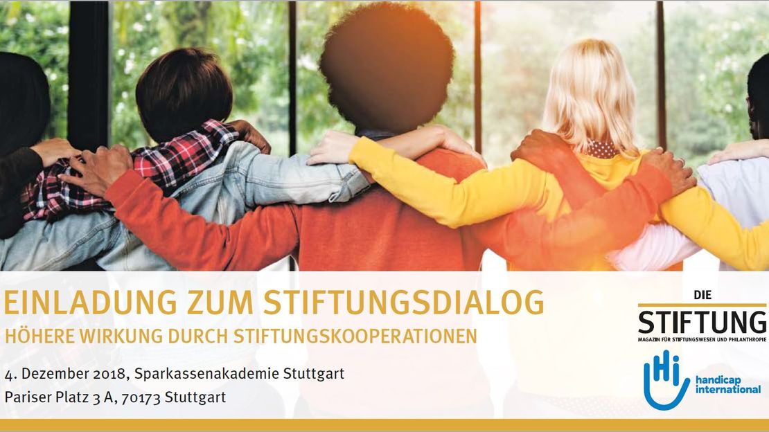 Titelblatt der Broschüre zum Stiftungsdialog
