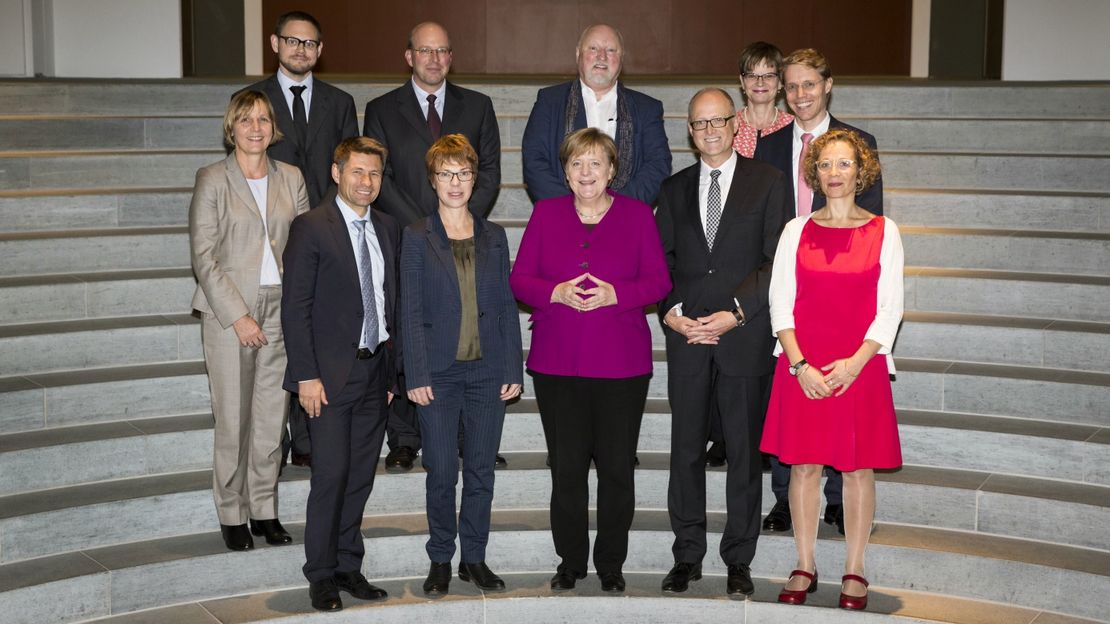 Treffen des VENRO Vorstandes mit Bundeskanzlerin Angela Merkel 