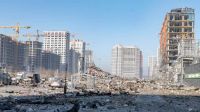 Große Zerstörungen in der Ukraine.