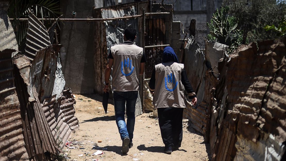HI ist mit 10 mobilen Teams in Gaza im Einsatz.