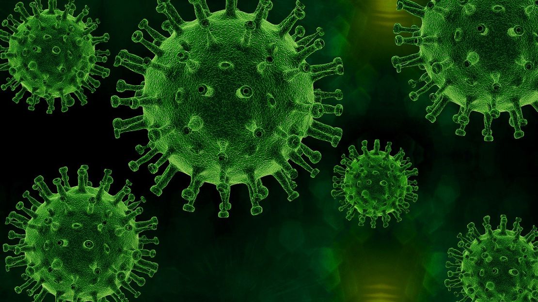 Darstellung des Coronavirus