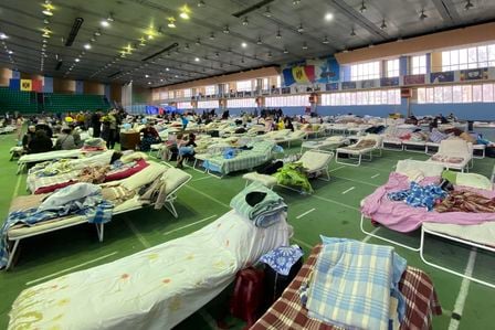Auffanglager für Flüchtlinge in Moldawien