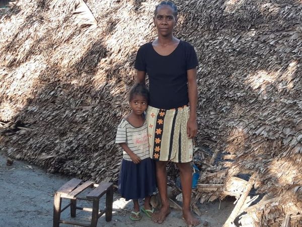 Das Haus von Joséphine in Antanambao in Madagaskar wurde von dem Zyklon komplett zerstört.