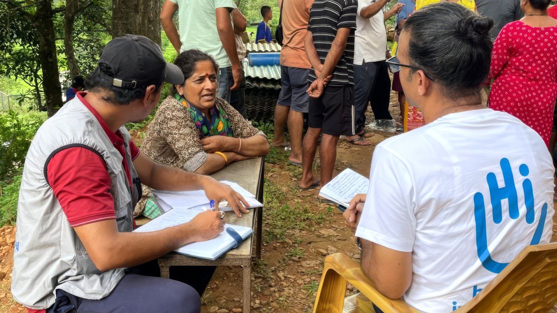 Nothilfe Nepal: HI kümmert sich um besonders gefährdete Menschen 
