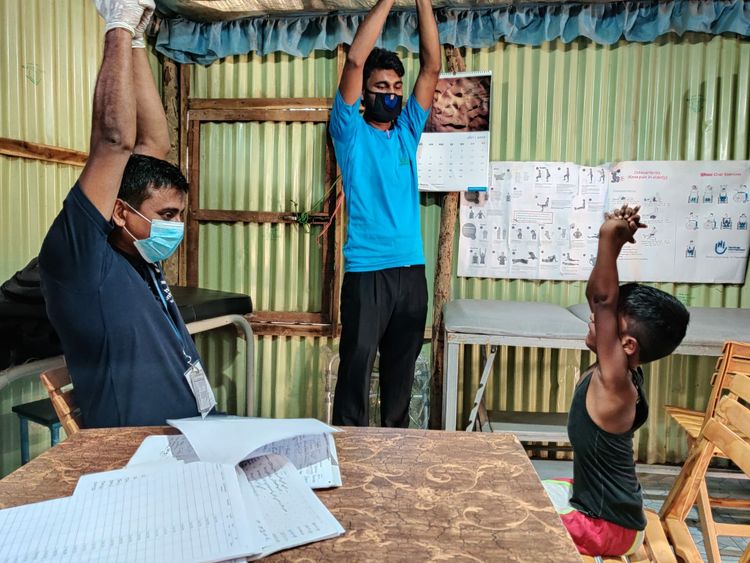 Physiotherapie Rohingyas