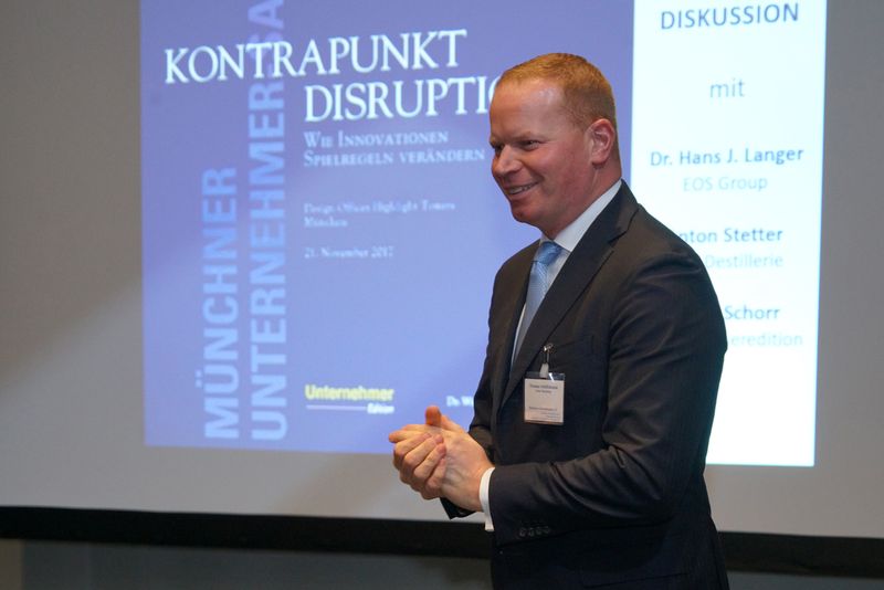 Thomas Schiffelmann beim Münchner Unternehmersalon 2017