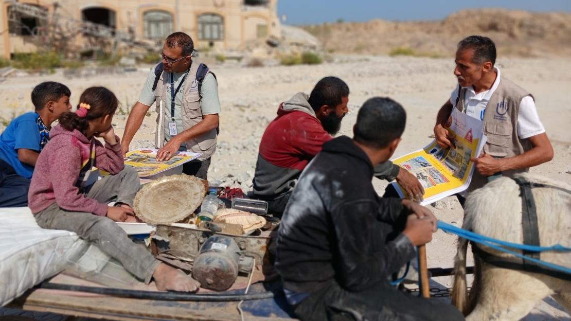 Gaza: Wie Handicap International vor Blindgängern warnt