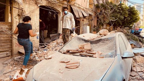 Zerstörungen in Beirut