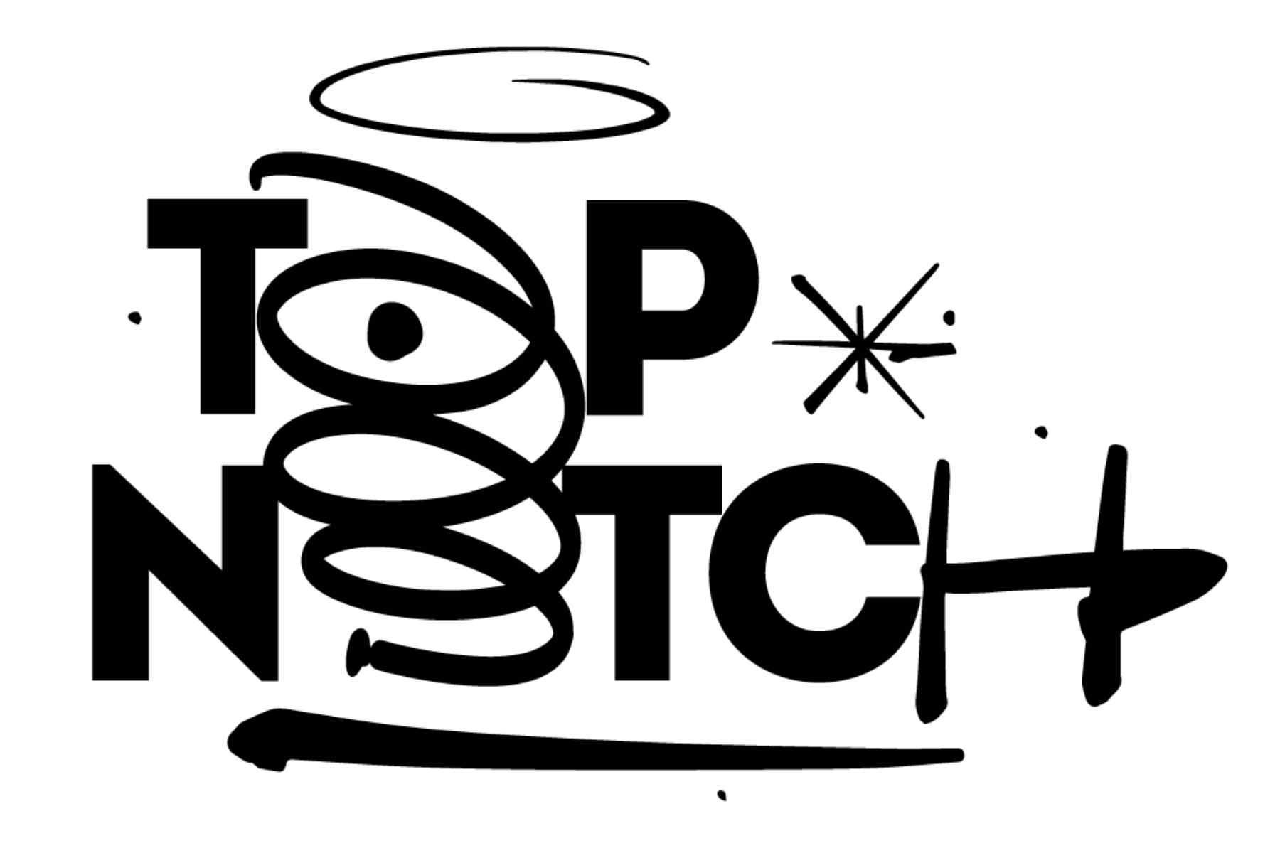 Logo des Graffiti Künstlers Top Notch