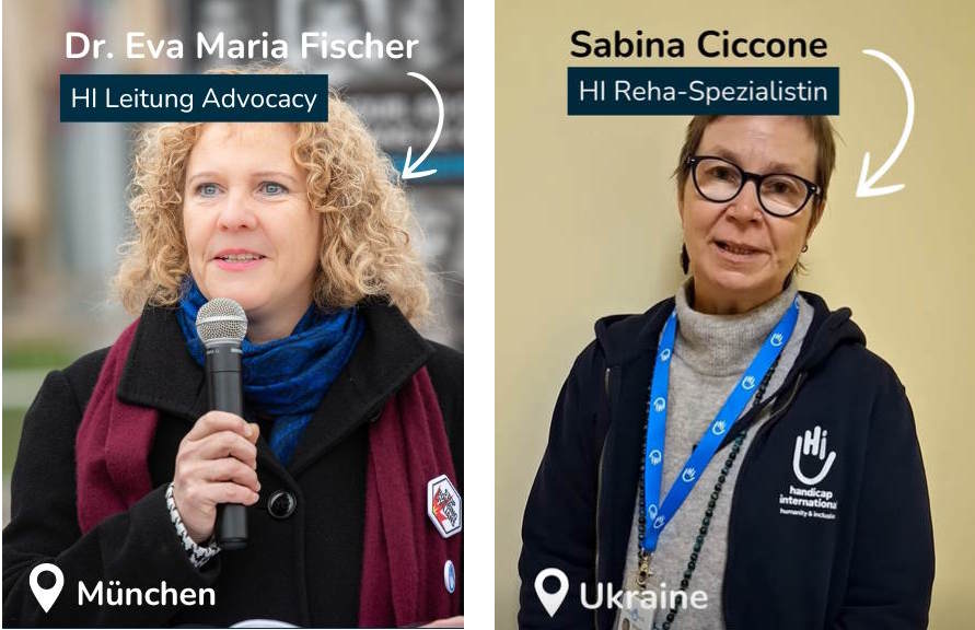 Eva Fischer und Sabina Ciccone im Porträt