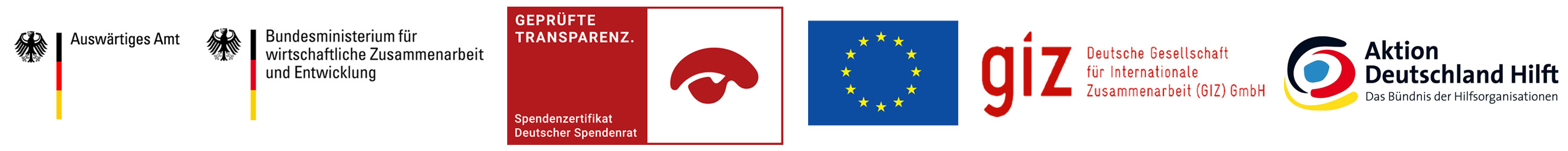 Logos Zertifikate und Geldgeber