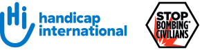 Logo Handicap International und der Kampagne 